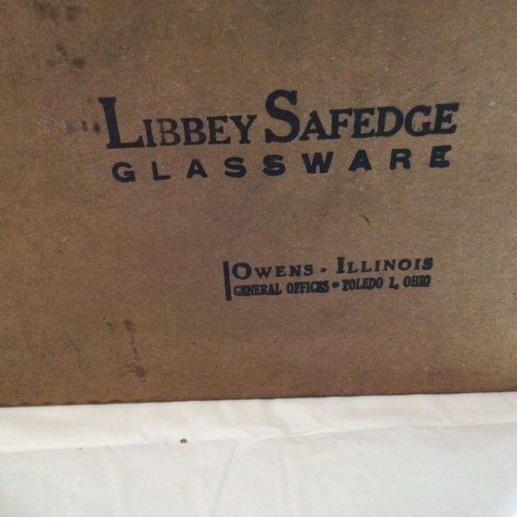 Libbey Glass Benchmark Seagram’s Etched 80s Six Hi Ball Whiskey Cocktail 9oz Vtg - Picture 6 of 6